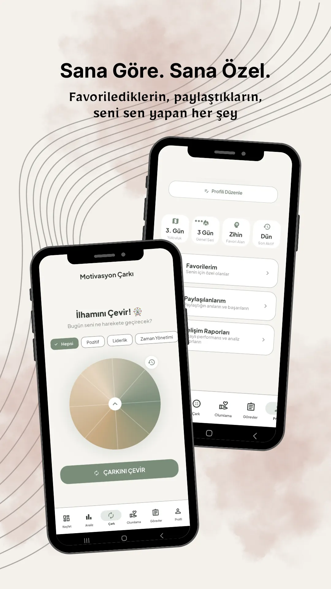 Sana özel tasarlandı.